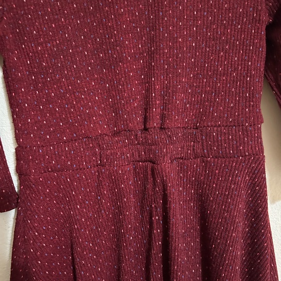 ModCloth Elegant Burgundy confetti  Dress.Like New Condition. - Picture 5 of 10